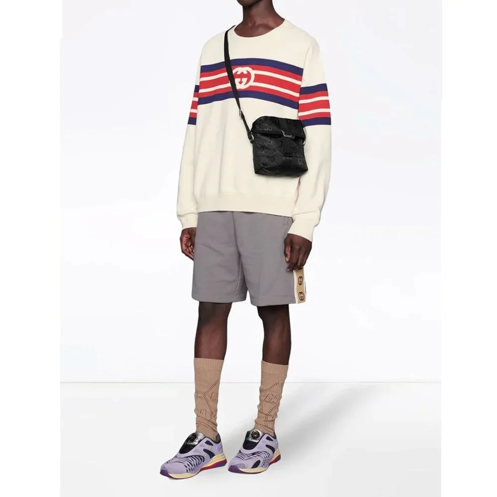 Gucci Supreme Logo Off The Grid Messenger Bag